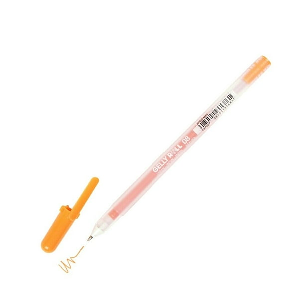 2 Boxes of 12 Medium Point 37527 Sakura Gelly Roll Classic 08 Gel Pen Orange